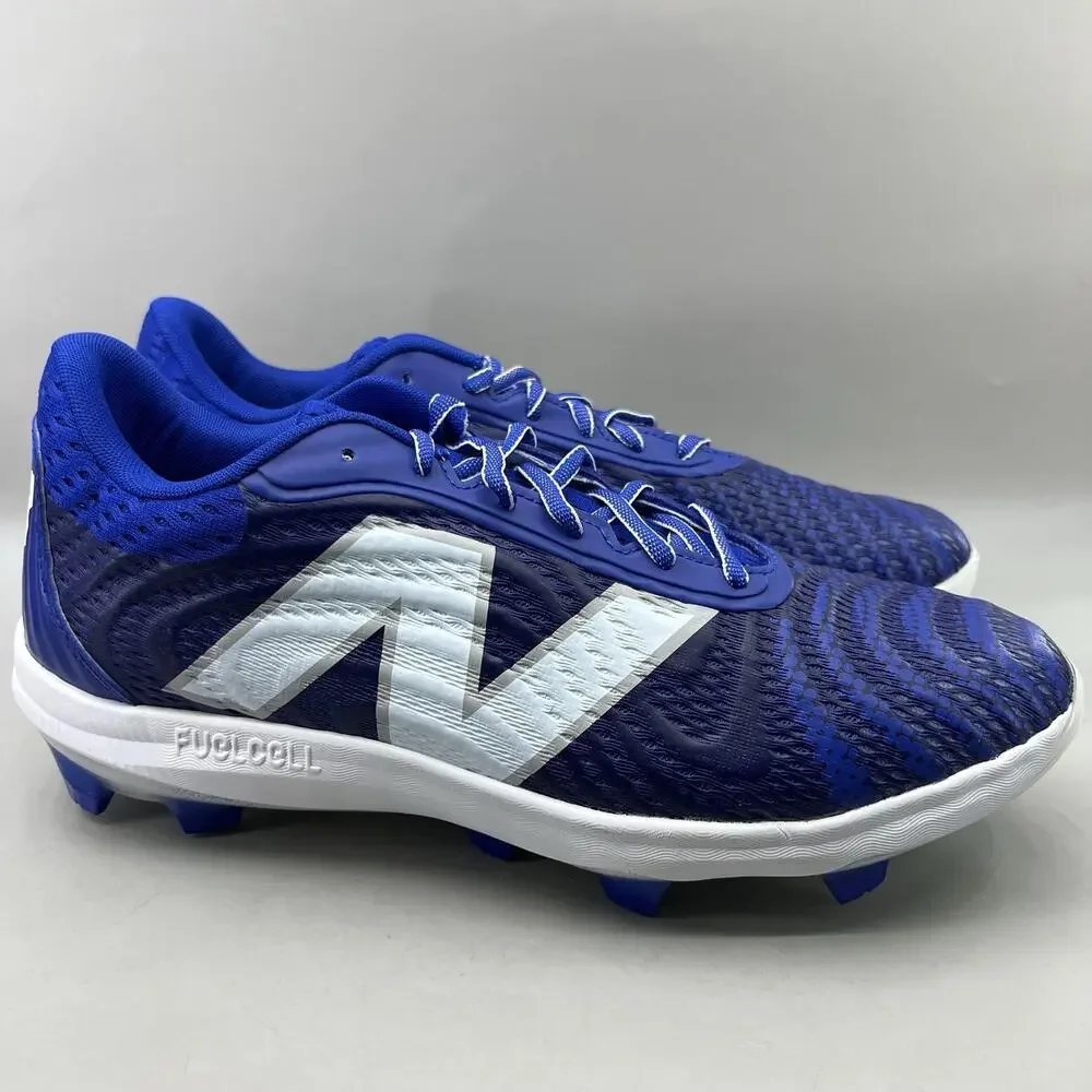 New Balance FuelCell 4040 v7 Baseball Shoes Men Size 13 Blue White Molded Cleats